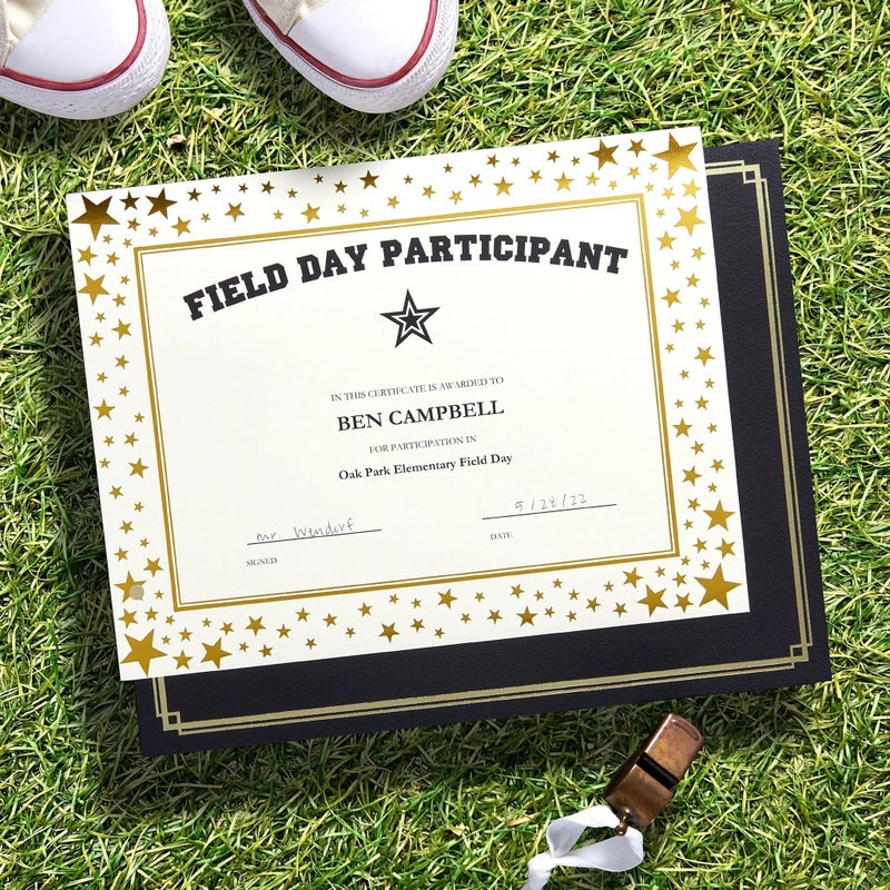 Gartner Studios Gold Star Foil Certificate Paper, 80lb 8.5â€ x 11â€, 15 Count - Image 2